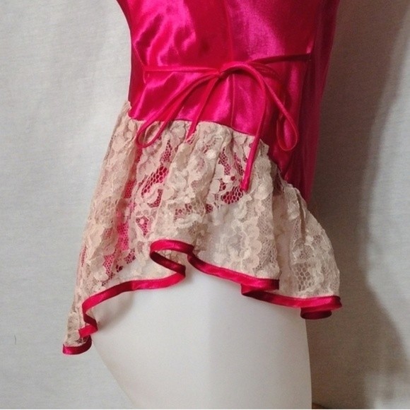 Vintage Victoria’s Secret Gold Label Lace Satin Teddy S Romantic Lingerie Glam - Picture 4 of 10